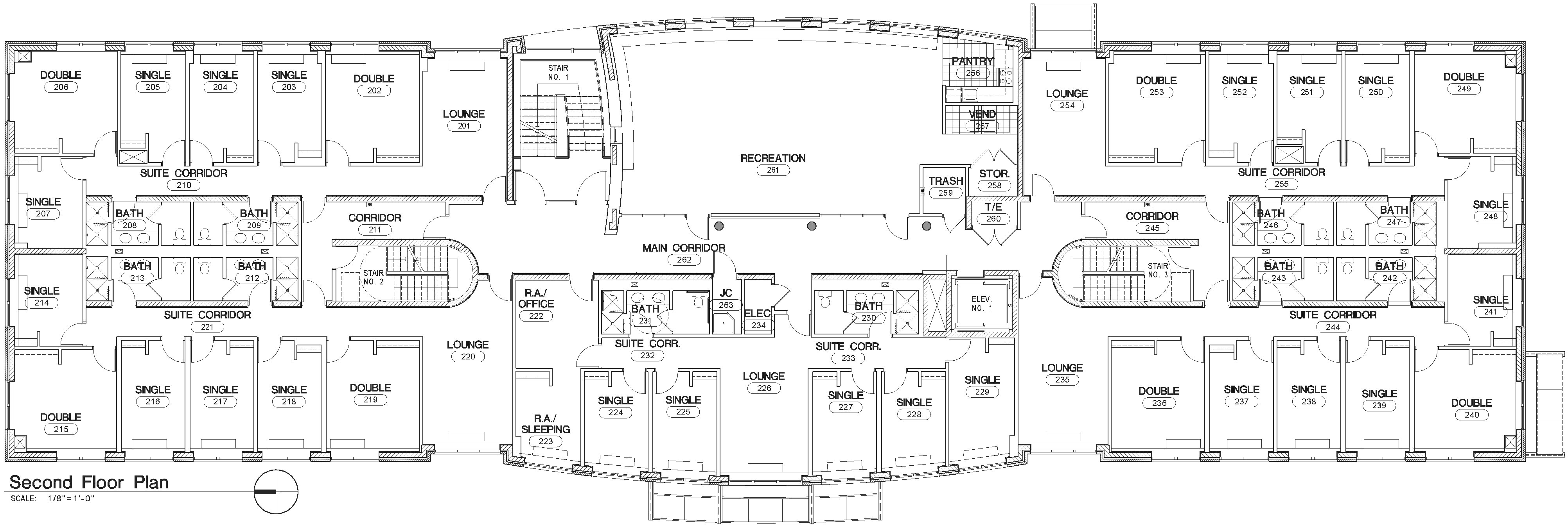 Floor Plans Slivka Residential College of Science and