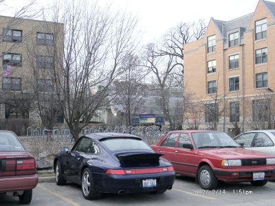 East face of building, viewed from the Southeast