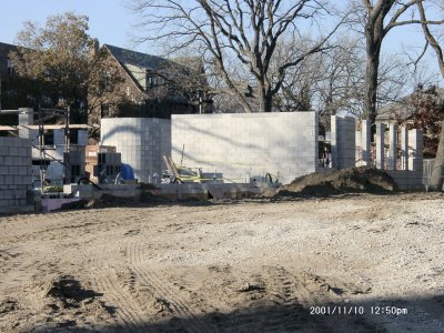 North half of building, viewed from the Southeast